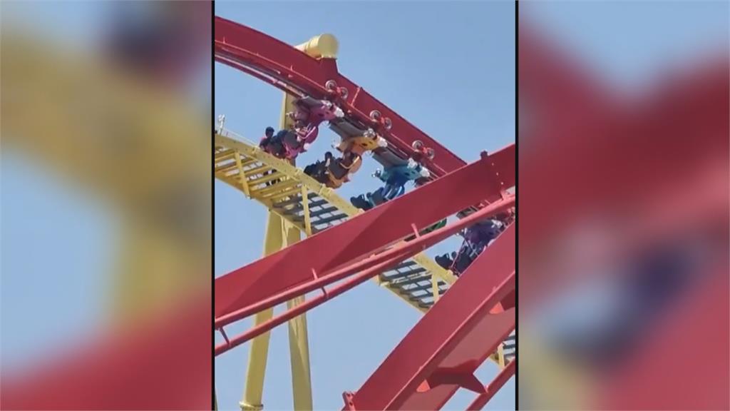 上海樂高樂園雲霄飛車故障！　10多人掛半空烤逾40分鐘