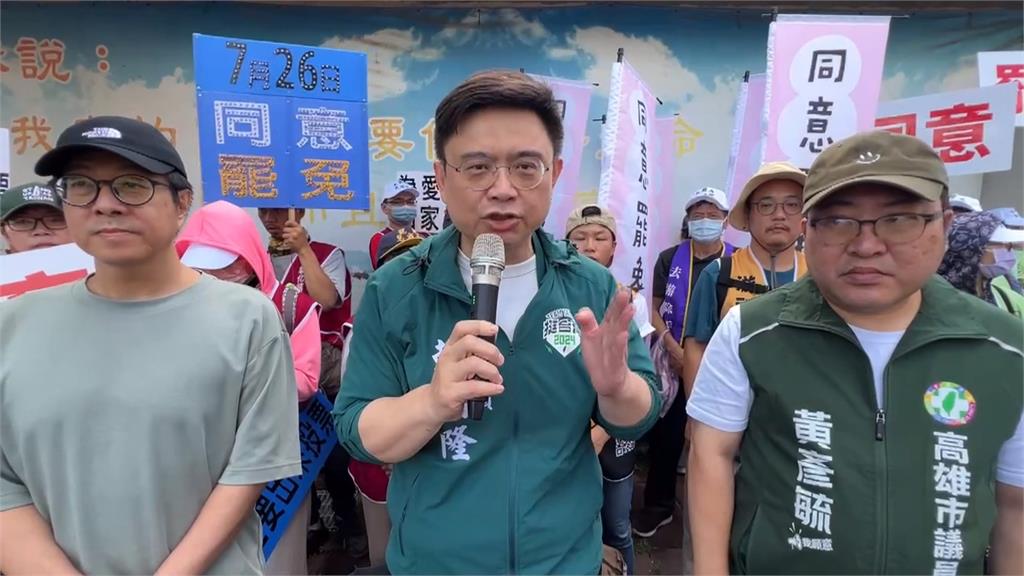 高雄挺雲林!賴瑞隆北上挺「拔丁」 跨區支援掃街「衝刺同意票」