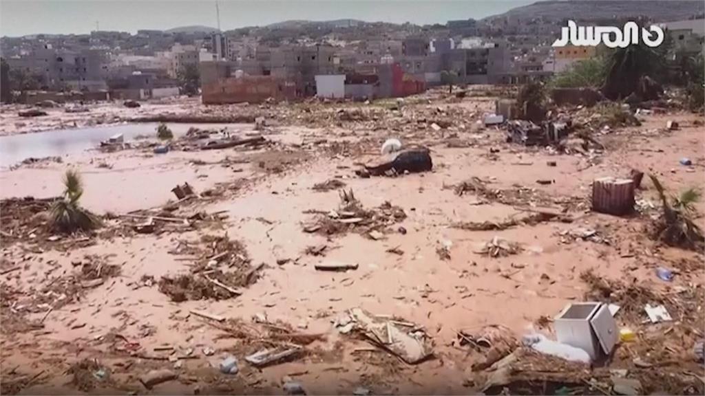 浪高7公尺！　下游村莊全沖入地中海　利比亞洪災恐高達1.1萬人死