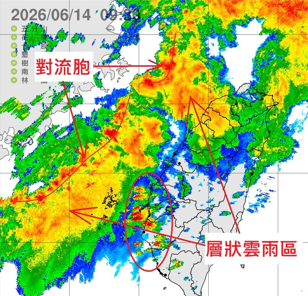 暴雨狂炸怎麼看？氣象專家曝雷達回波「3大雨區秘辛」：這形狀下得最久