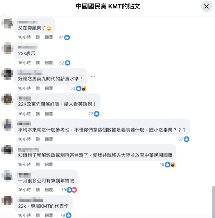 國民黨諷「台灣薪資中位數3.9萬」翻車了！網轟：弄出22K說別人？