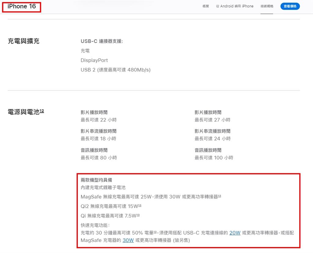 網傳iPhone16充電大幅提升！網友驚呼：發表會竟然沒講