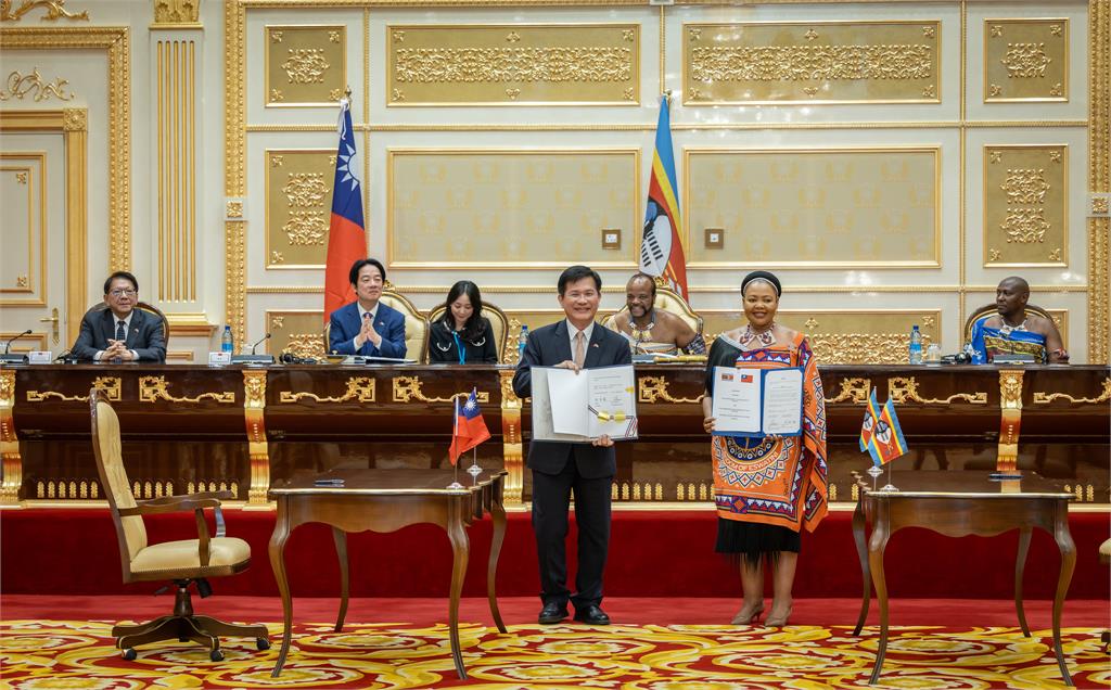 快新聞／賴清德喊出「中華民國台灣是主權國家」！林佳龍談出訪史國：非常感動