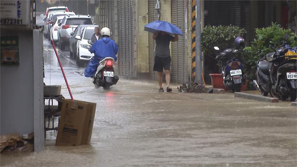 山陀兒豪雨狂炸！　新北瑞芳老街一天內淹三次