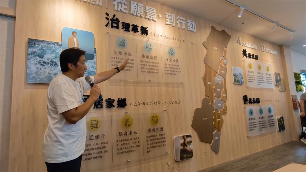 力拚翻轉花蓮！張峻結盟童子賢　魏嘉賢開箱競總基地