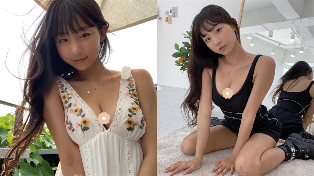 南韓「童顏女神」又放大絕!超緊身長裙「擠出沙漏身材」彎腰全露餡