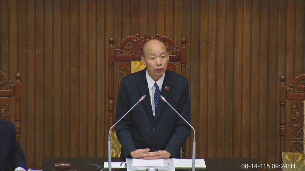 快新聞／韓國瑜、卓榮泰爆發衝突了！為政院不副署隔空互槓　卓揆一句嗆爆