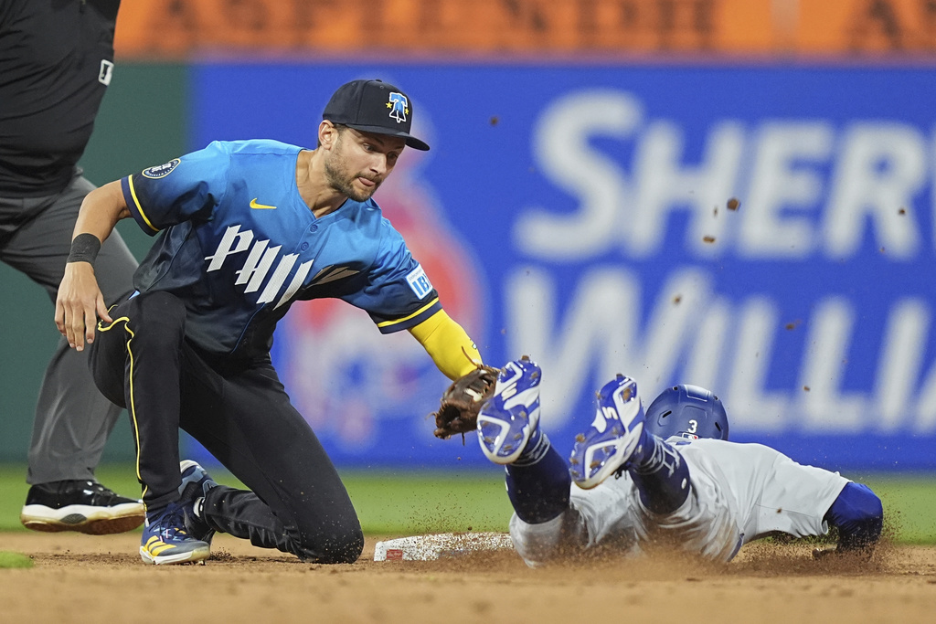 MLB(影)/大谷盜壘出乎意料之外!費城人明星鐵捕「真木頭」:沒想到他會跑