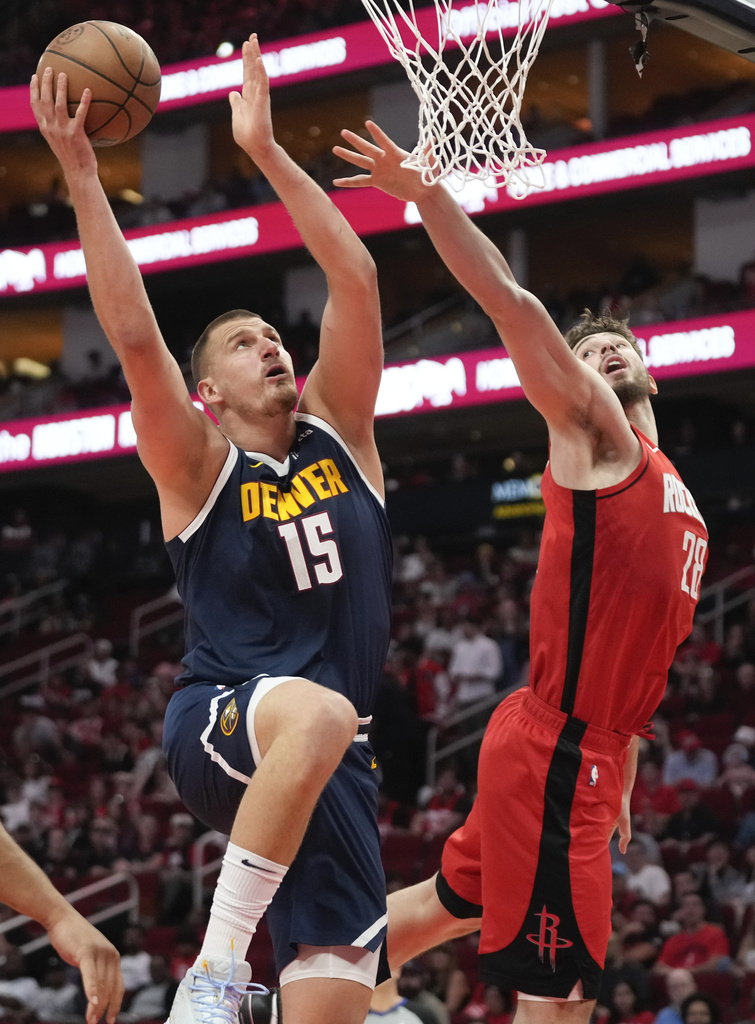 NBA(影)/金塊勝火箭確保西區第4 「小丑」中鋒Jokic締造驚人大三元紀錄
