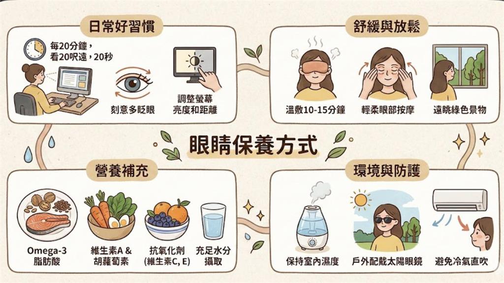 低頭族長期無視「乾眼症」恐傷角膜!醫推「護眼3招」找回雙眼濕潤度