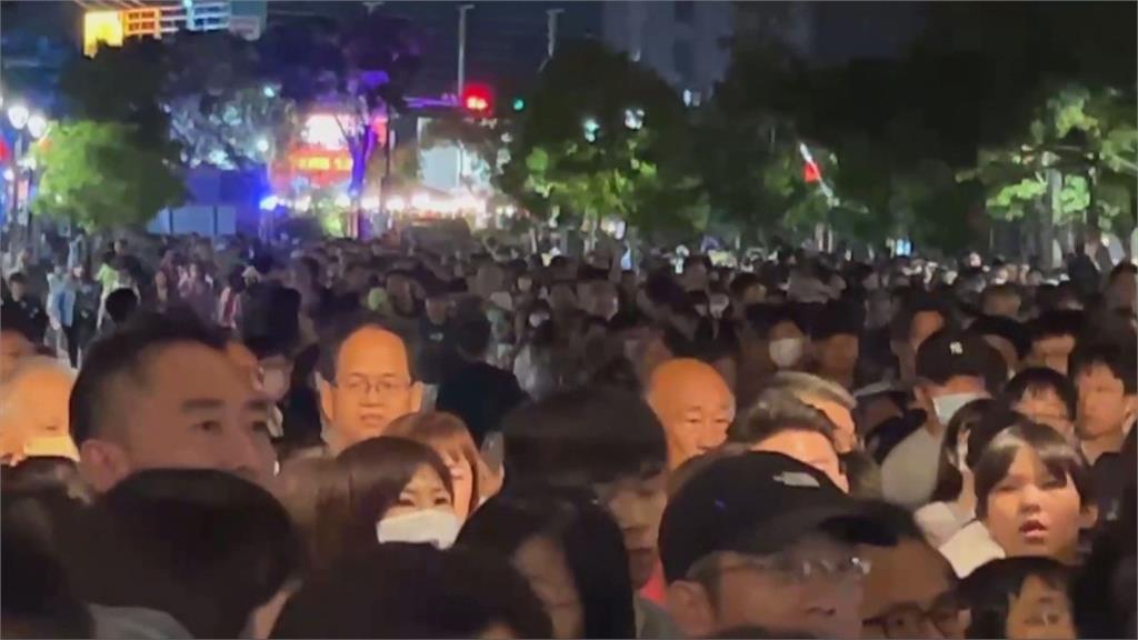 國慶焰火95分鐘疏散30萬人 張麗善感謝工作人員