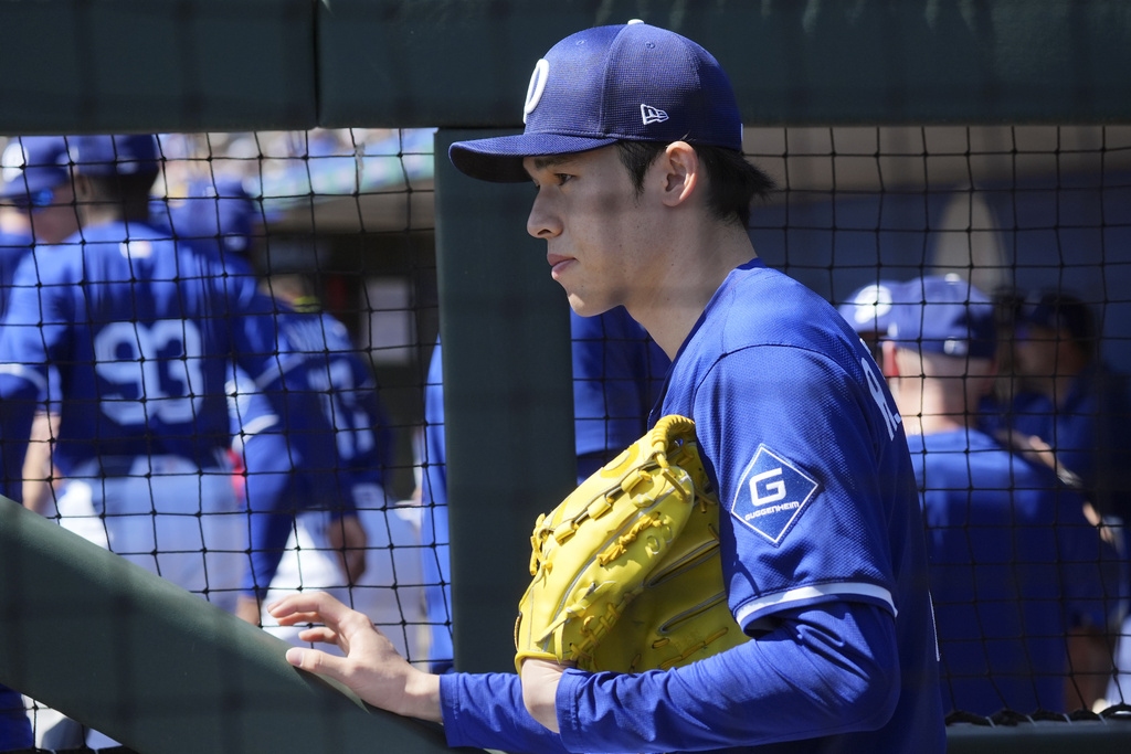 MLB(影)/道奇確定東京海外開幕戰兩大先發投手 佐佐木朗希:開心能在日本投球