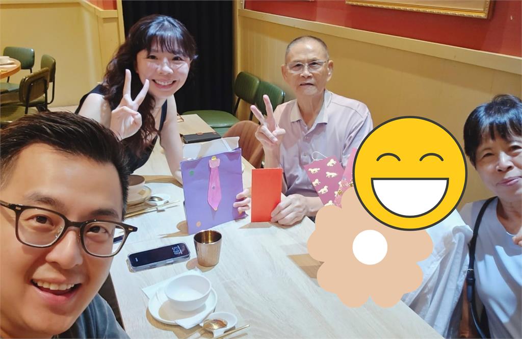 洪慈庸曬幸福全家福！洪爸「1對比變化太反差」千網湧關心：平安健康