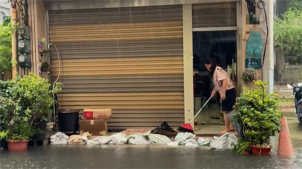20年不曾淹水!建商施工堵排水 台南鬧區逢雨就淹