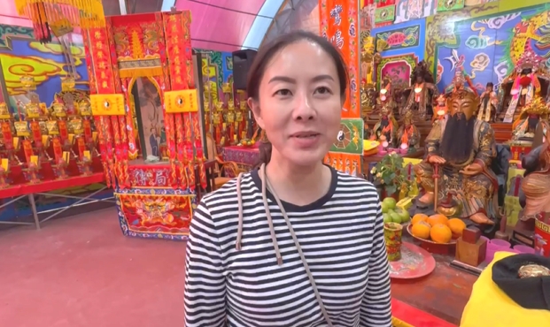 彰化溪湖24年一度建醮大典 "老外法師"持火筆作法