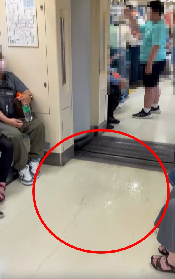 快新聞／大雷雨猛灌雙北！北捷車廂「下小雨」、樓梯成瀑布　驚人畫面曝