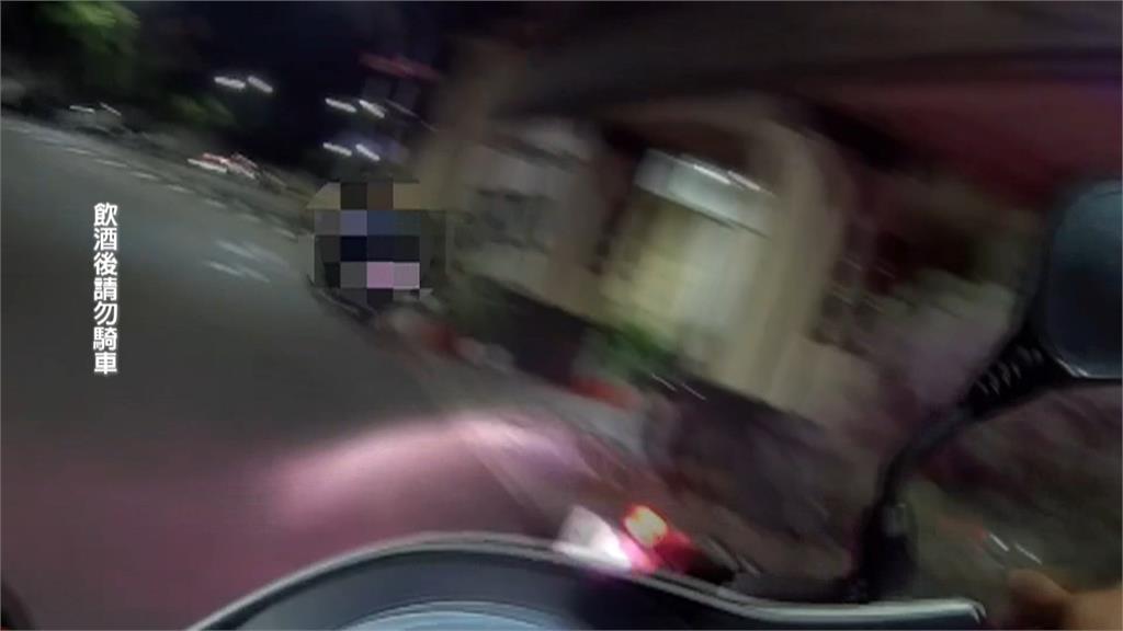 騎士酒駕遇警心虛逃逸　男一路違規逃竄、撞警車釀員警受傷