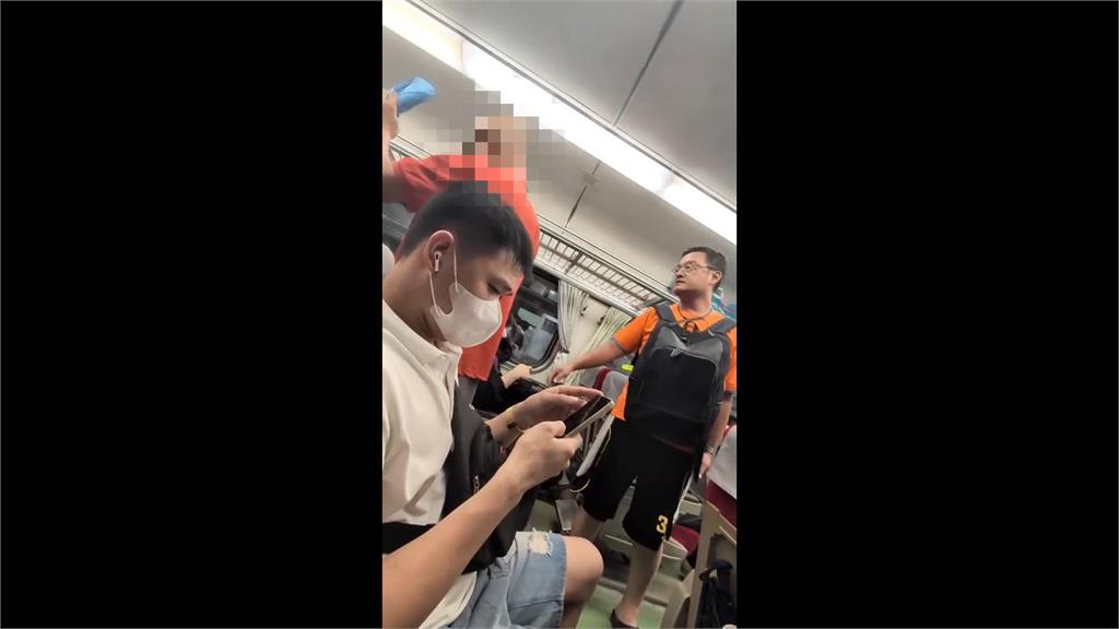 大鬧台鐵！　男車廂喧嘩.揮傘還嗆列車長　知名律師安撫解圍