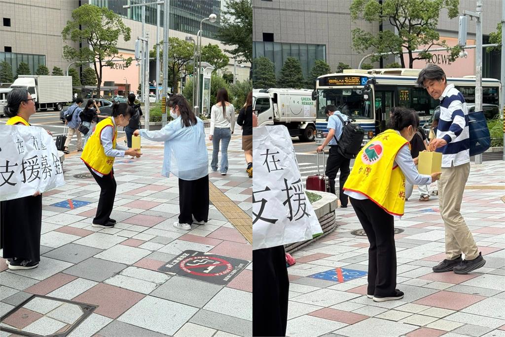 日本名古屋也見「鏟子超人」排排站募款救花蓮！一票台灣人暖哭：阿里嘎豆