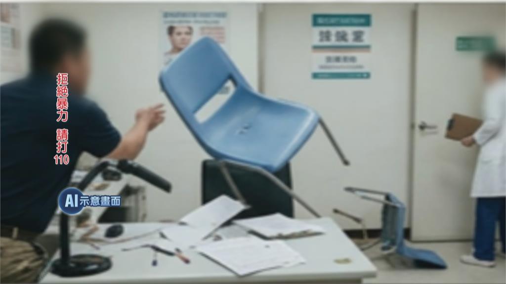 欲詐保？沒動手術要求醫生開手術證明遭拒　男失控砸診間怒嗆聲