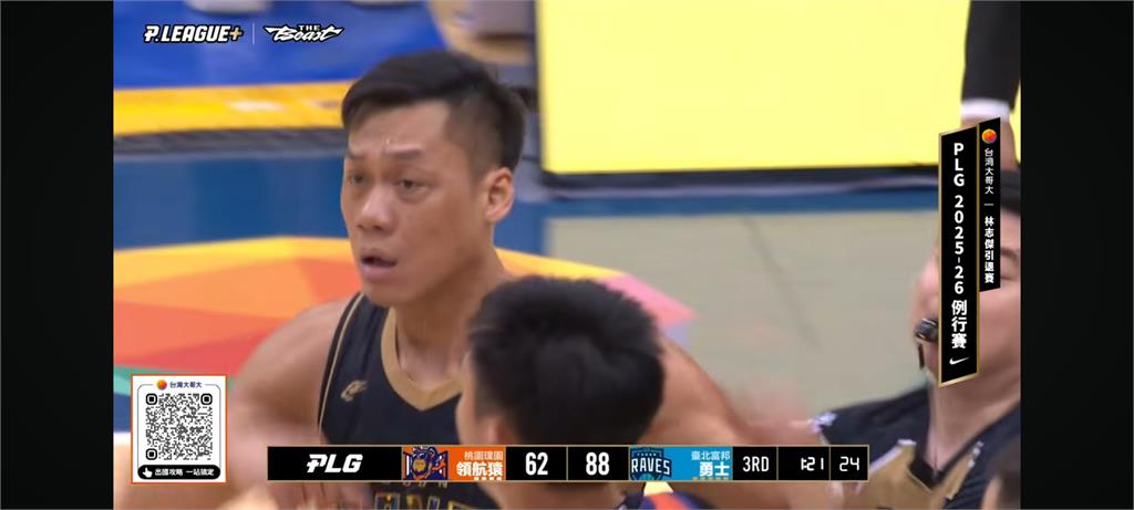 PLG(影)/大場面傑哥怒了!阿提諾硬跨 林志傑野獸爆發許總咆嘯被插T