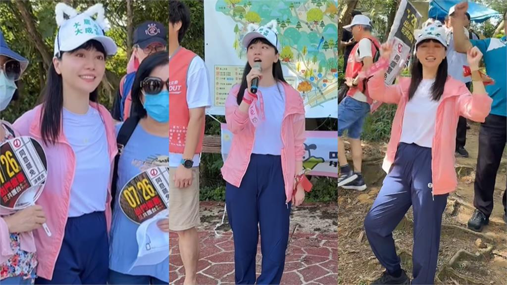  山中步道「白耳貓女」竟是高嘉瑜！「外衣大透明」震撼2.3萬網：大成功