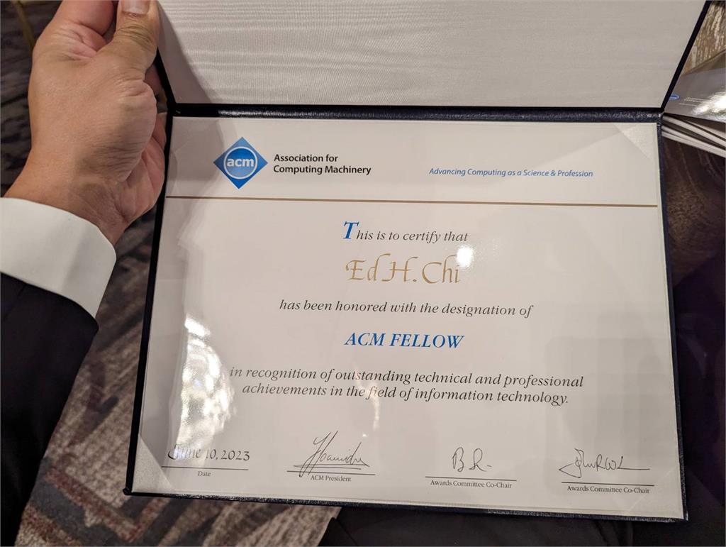 獨家/榮膺ACM Fellow頭銜! 紀懷新:以台灣人身分代表這領域非常可貴