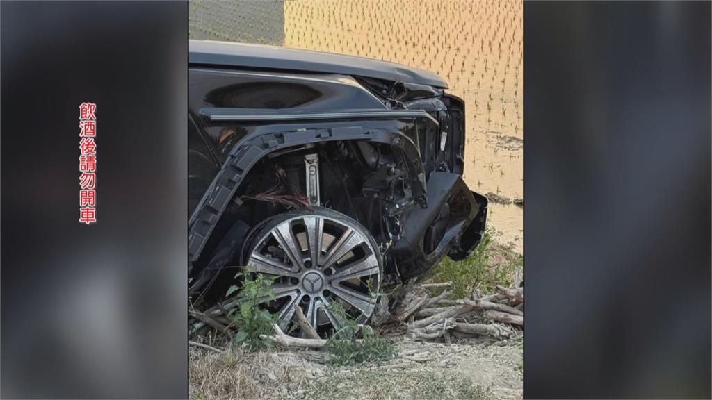 危險！國一「大Ｇ」爆胎裝備沿路掉　駕駛酒測值高達１．５毫克