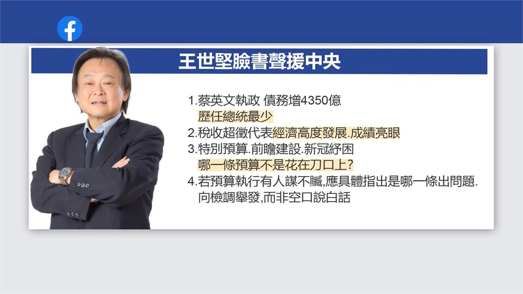選舉攻防藍白猛攻前瞻預算 王世堅聲援中央 游淑慧批毀人設