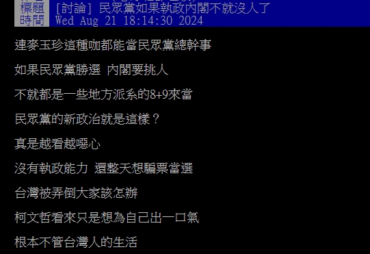 柯文哲若當選2024會怎樣？他憂內閣「鬧空城」網笑歪：館長變體育署長