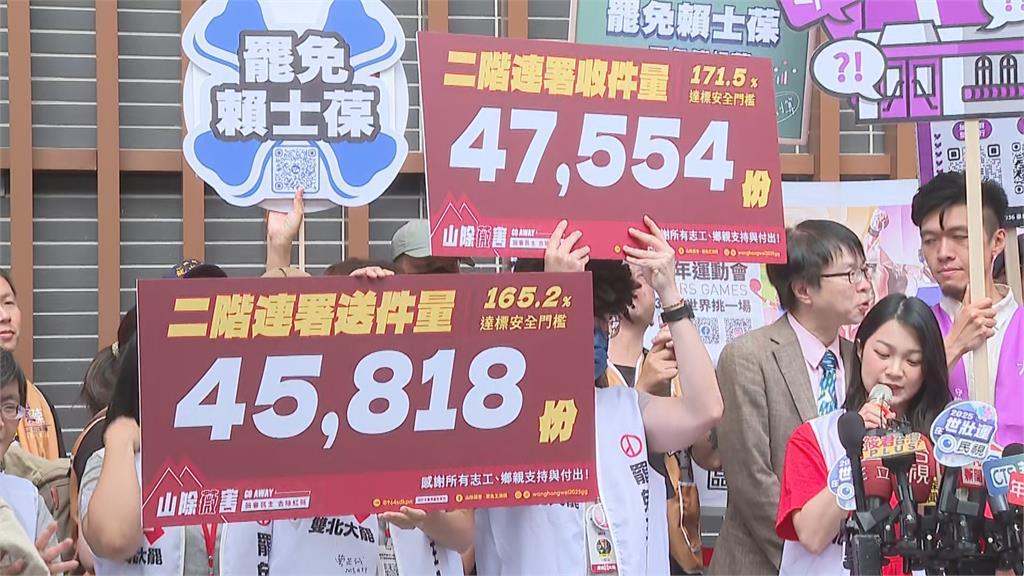 罷免王鴻薇達成率本可以更高?黃智賢見罷團「1舉動」:我覺得是了不起的
