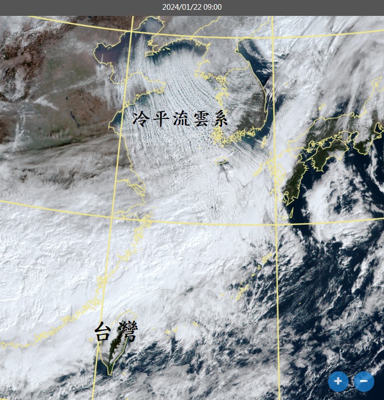 新一波降溫來了!鄭明典曬「冷平流雲系」圖示警:已到台灣北部近海
