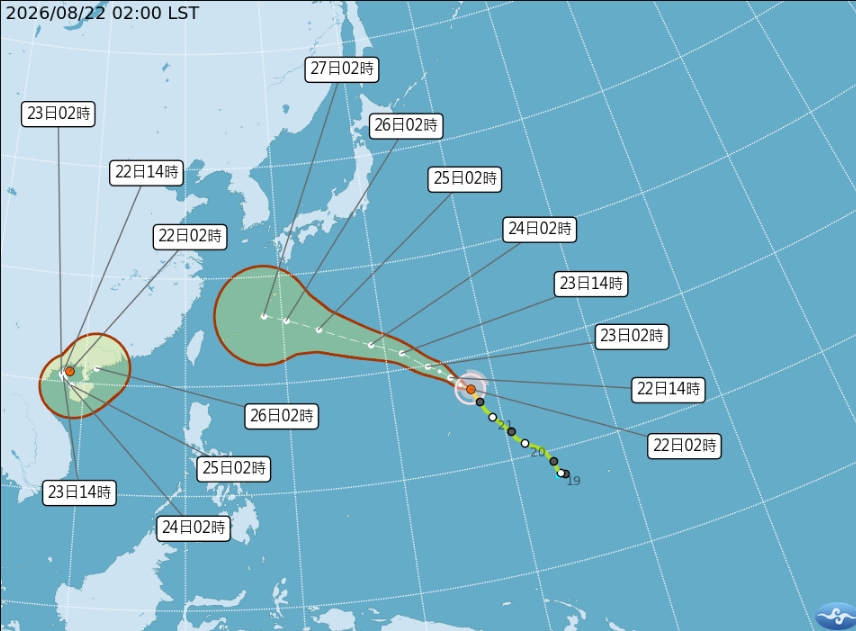 沙德爾颱風恐登陸？這2天「最接近台灣」專家曝2可能路徑：最不希望看到