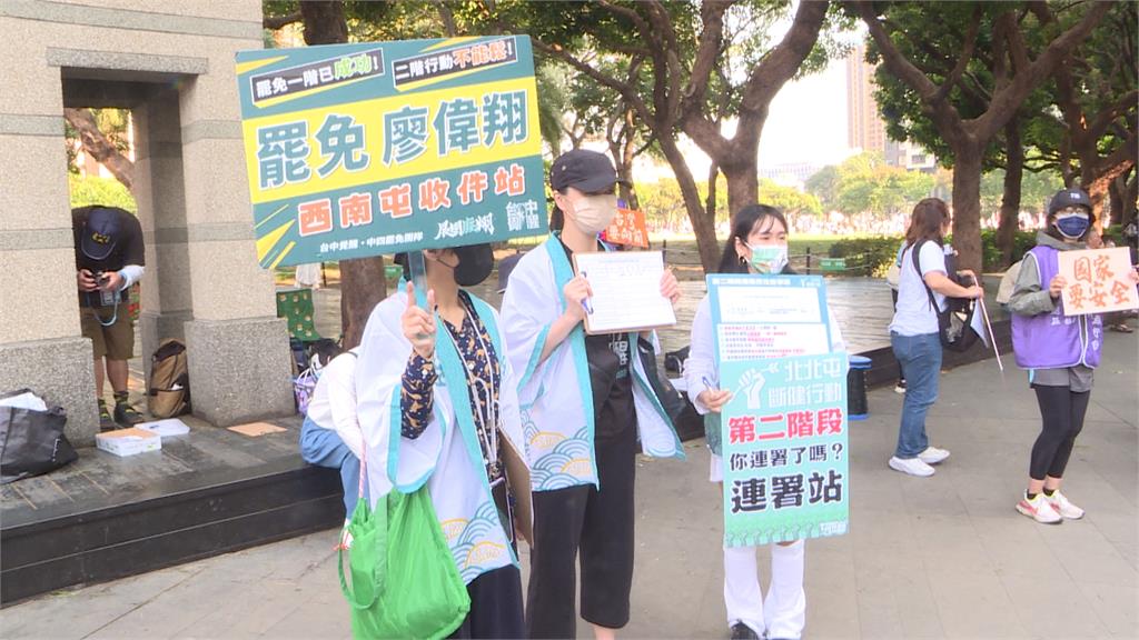 台中罷團集結聯合出攤 鎖定假日人潮拚二階連署