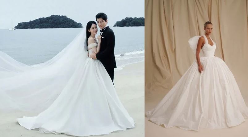 陳喬恩結婚讓人重新相信愛情！夢幻婚紗來自台灣這品牌　婚戒捨棄鑽石改愛「珍珠」！