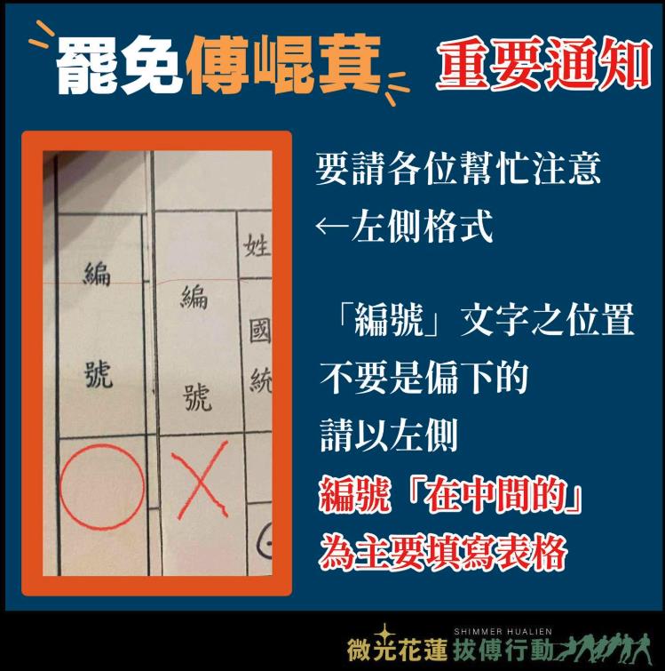 她急催花蓮人「重簽二階連署」罷免傅崐萁!謎之真相流出…網驚:被動手腳?