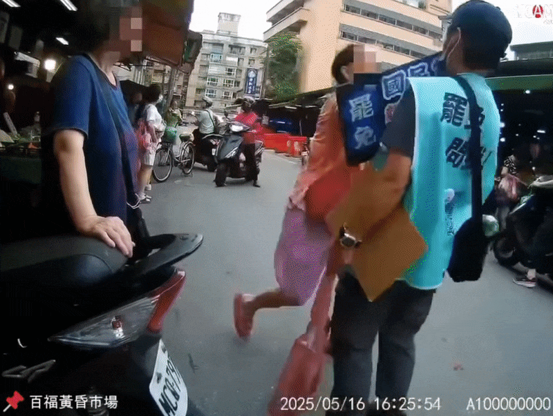 罷團志工又遇襲…遭婦女「粗暴推飛」險後腦著地!畫面流出網驚:根本謀殺