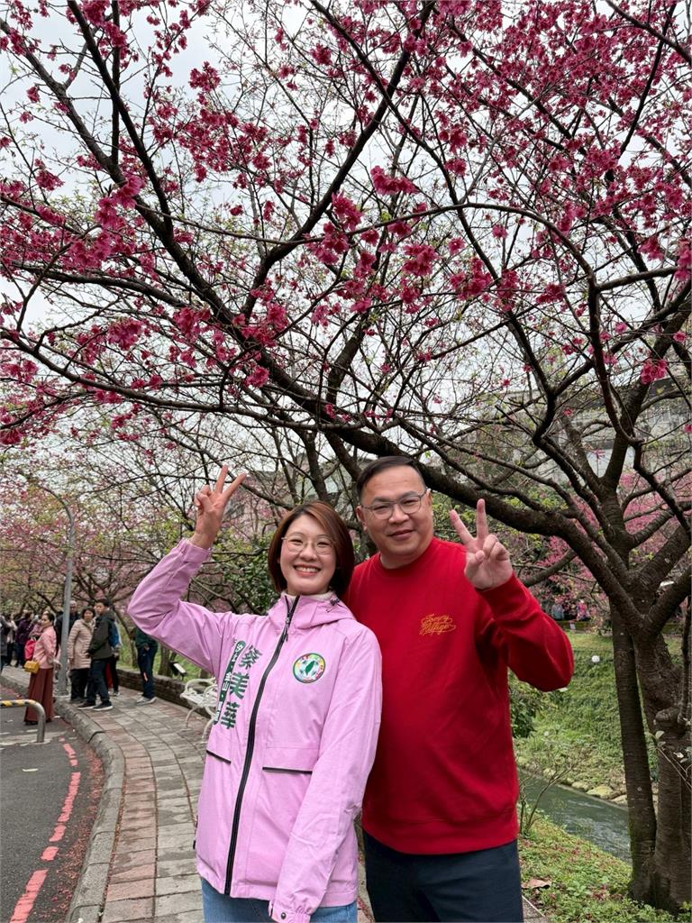 神社、花香與美味一次到位 蔡美華偕王義川推「社香味」汐止走春路線