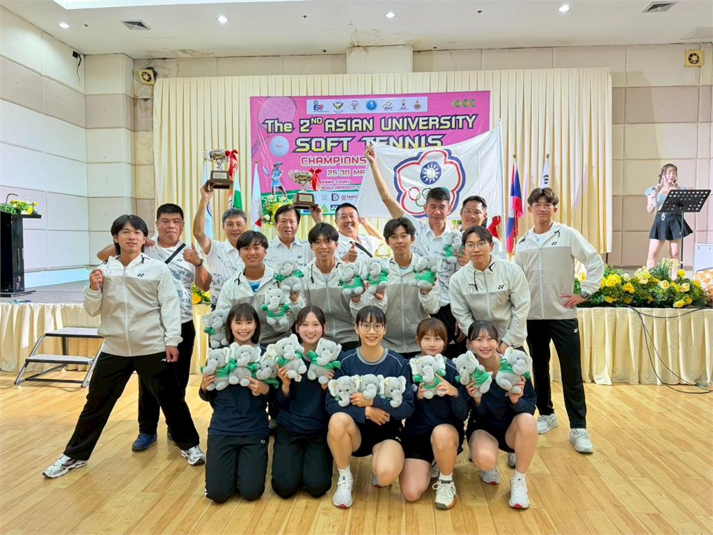 好狂！台灣軟網代表隊赴泰參賽 全部獎項全包了
