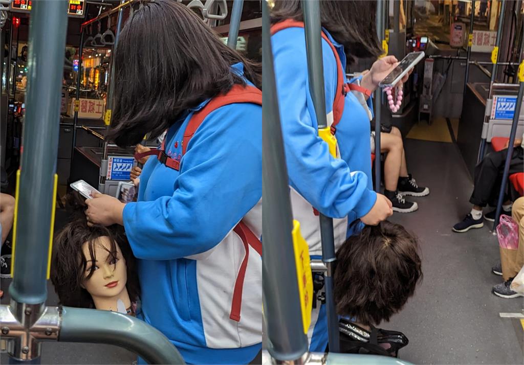 女學生提「長髮人頭」搭公車…他驚死！苦主曝童年陰影：嚇到都麻痺了