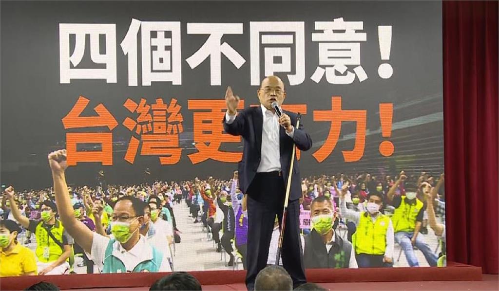 快新聞/卓揆持綠色光劍宣講超吸睛 知情人士:正義、無所畏懼的象徵