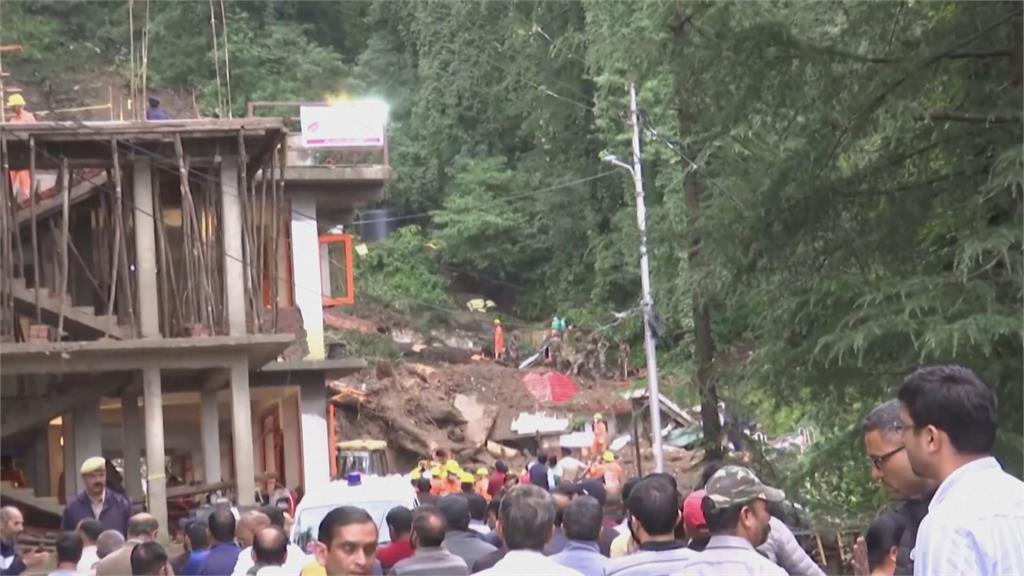 印度豪雨釀土石流災情慘重　至少55人不幸喪命