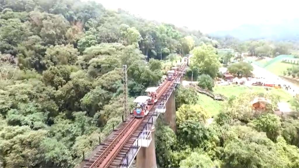 迎接第200萬遊客 苗鐵道自行車抽機票、住宿券