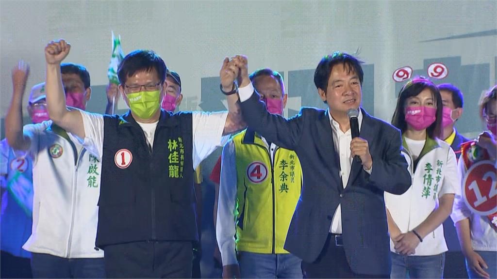 蘆洲總部成立支持者高喊凍蒜　林佳龍酸侯友宜選半年落跑選總統