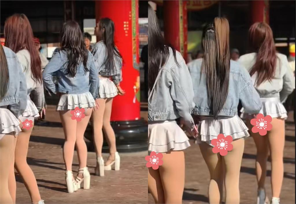 廟會正妹辣舞「白色三角褲」全看光!一轉身「掉出麻辣QQ蛋」21秒片瘋傳