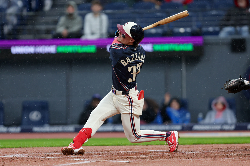 MLB(影)／狀元郎的全壘打終於出現！巴札納炸裂生涯首轟427英尺震撼全場