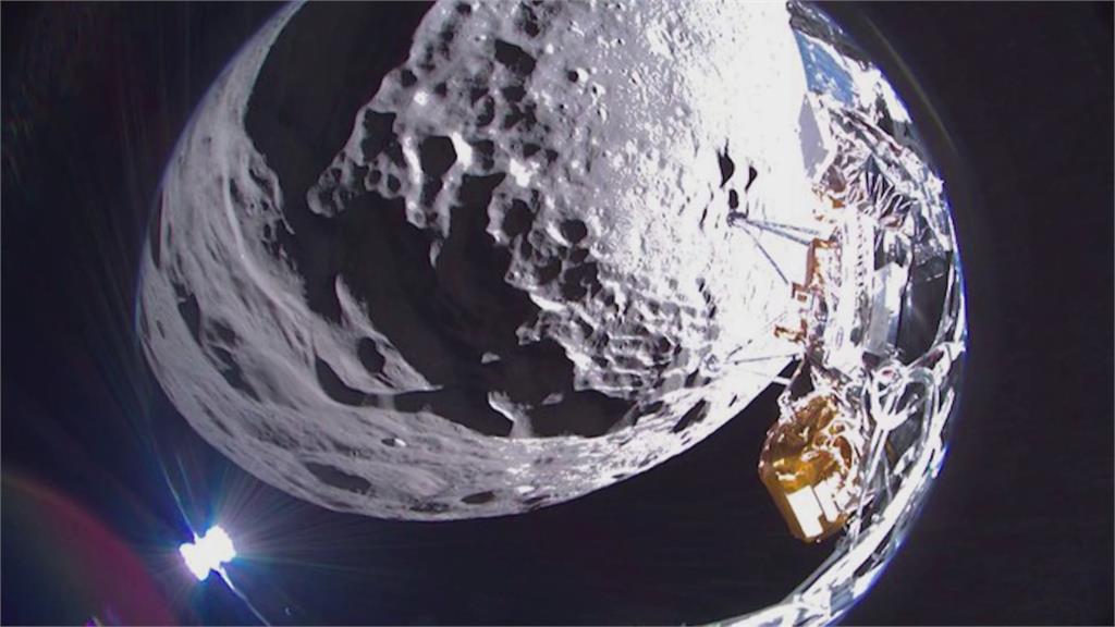 美國民間登月器「奧德修斯號」　著陸最後階段竟「翻車」