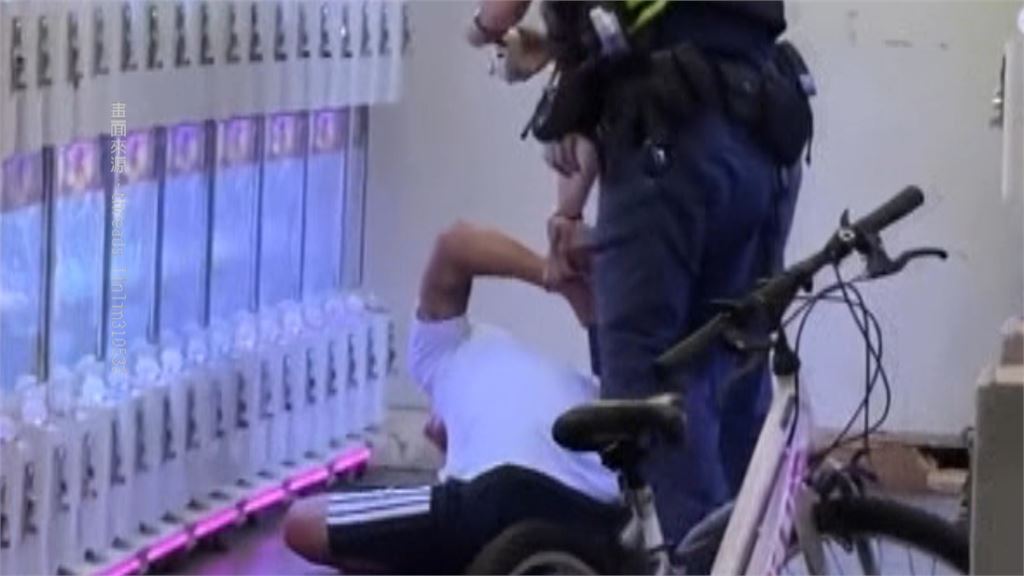 一中商圈娃娃機台遭破壞　嫌犯持老虎鉗企圖襲警遭壓制