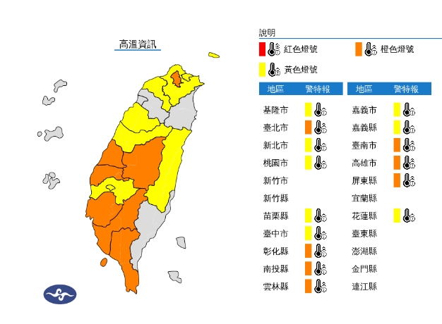 快新聞／好熱！全台15縣市熱浪來襲　台北社子飆38.5度高溫