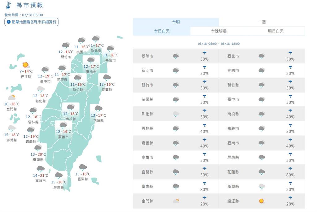 快新聞/12縣市低溫特報!今晚再有強烈大陸冷氣團報到 高山有望降雪